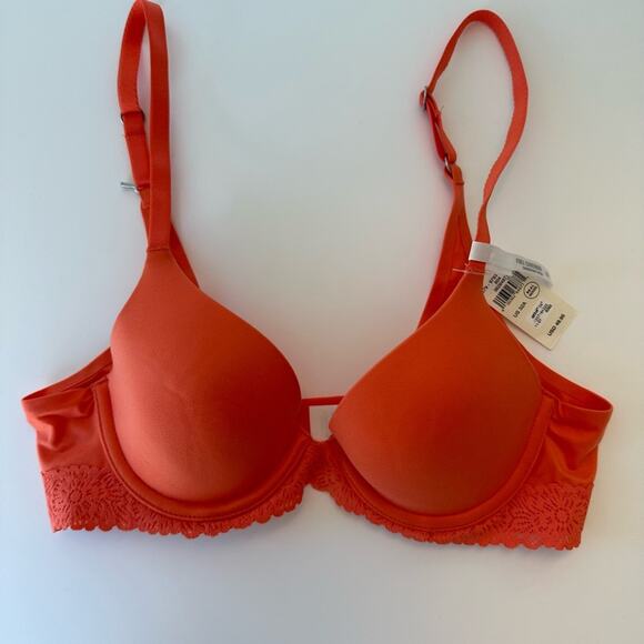 NWT AERIE REAL SUNNIE FULL COVERAGE LIGHTLY LINED
BLOSSOM LACE BRA - Picture 1 of 7